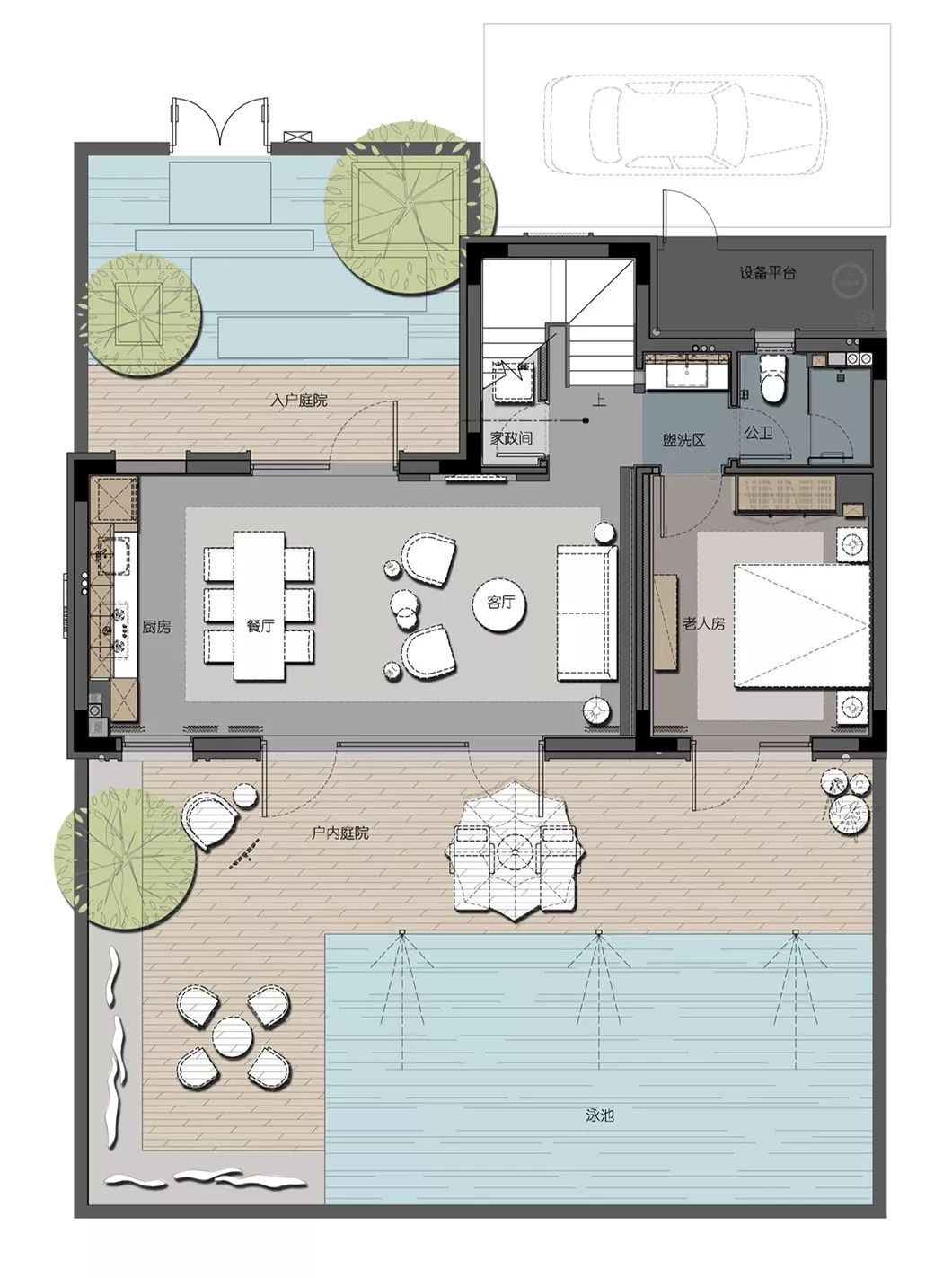 威海雅居乐冠军体育小镇 | 李益中空间设计诠释东方美学-76