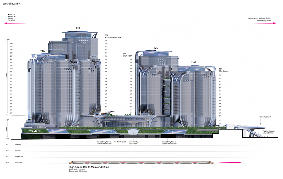 香港高铁西九龙总站TOD丨中国香港丨扎哈·哈迪德建筑事务所-31