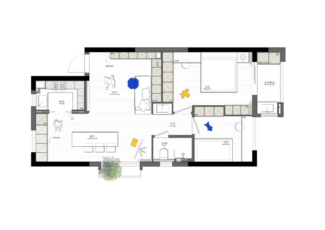 可可蛋奶的世界丨中国福州丨北城梁筑设计-59