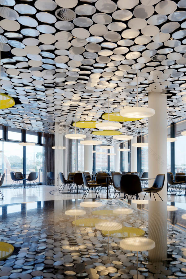 德国《明镜》杂志编辑部咖啡馆餐厅设计丨德国汉堡丨Ippolito Fleitz Group-21