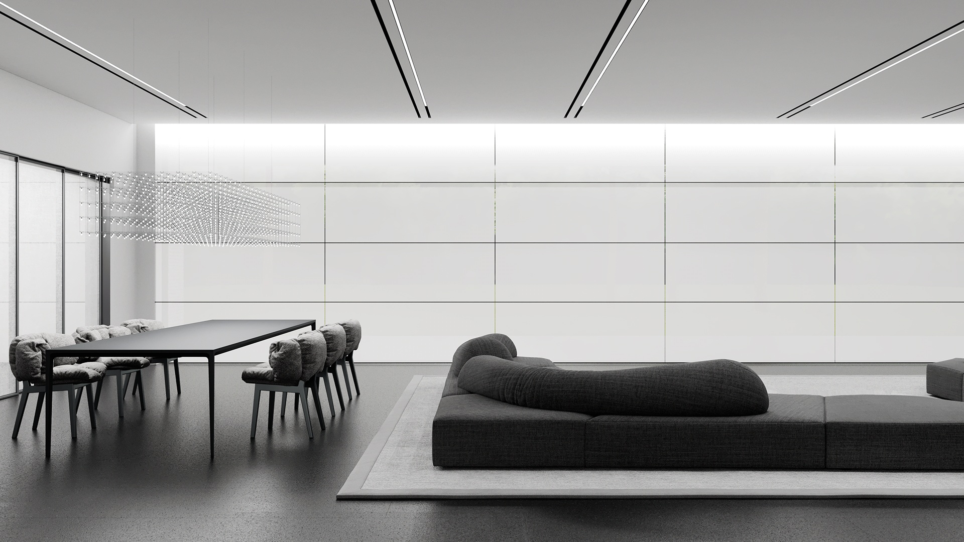 莫斯科黑白写意别墅  |  Oleg Kim作品-0