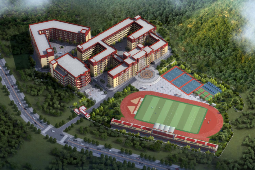 美厦作品|木里县城关第二初级中学建设项目-5