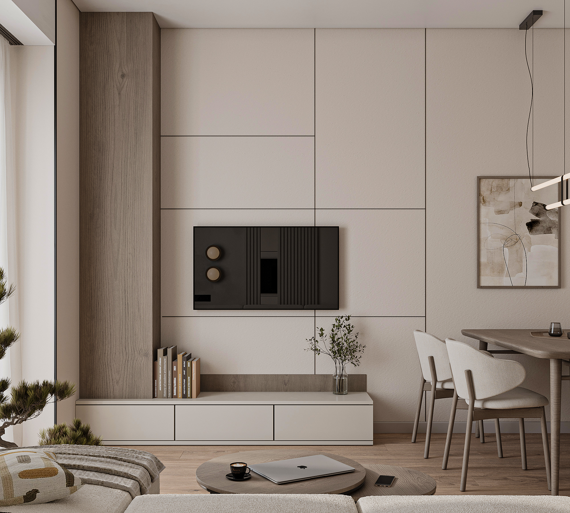 Modern Minimal Living Room Design-2