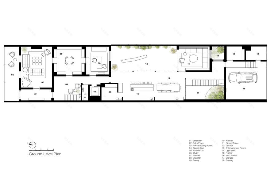圣文森特广场住宅丨澳大利亚丨B.E Architecture-14