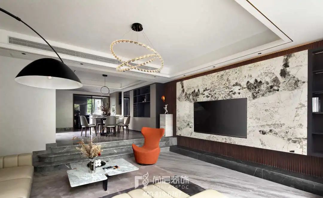 尚层装饰×瑞城花园 | 380㎡轻奢别墅设计，优雅如诗-42