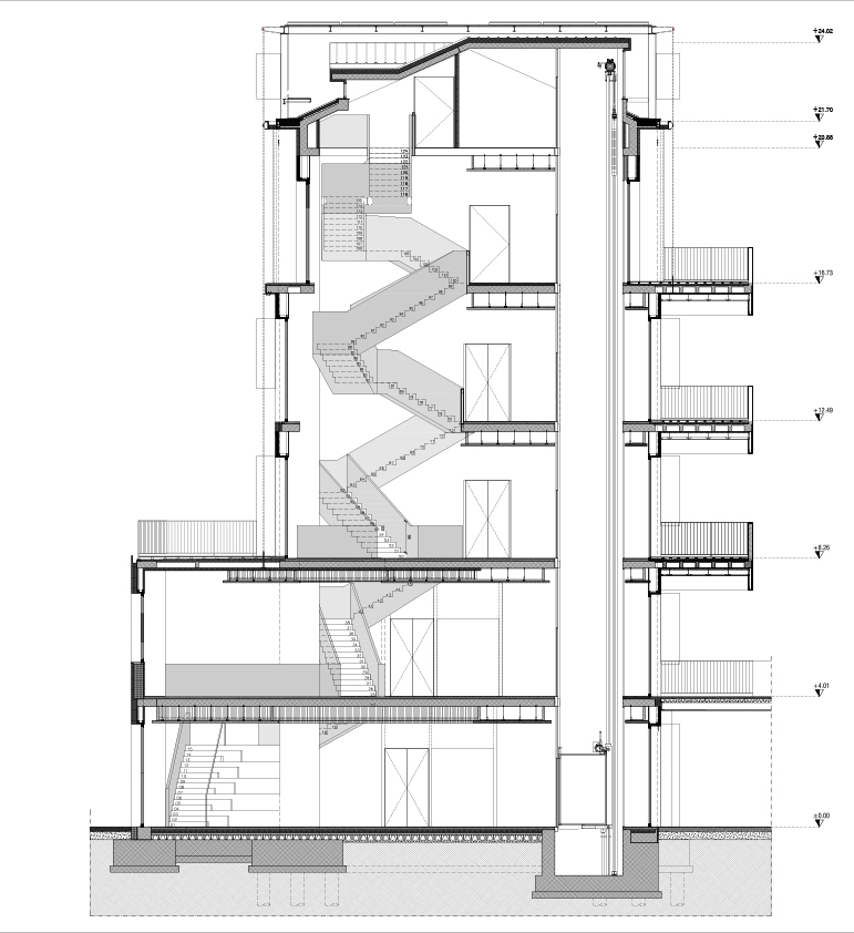 圣彼得校园学生公寓丨意大利罗马丨Roselli Architetti Associati-29