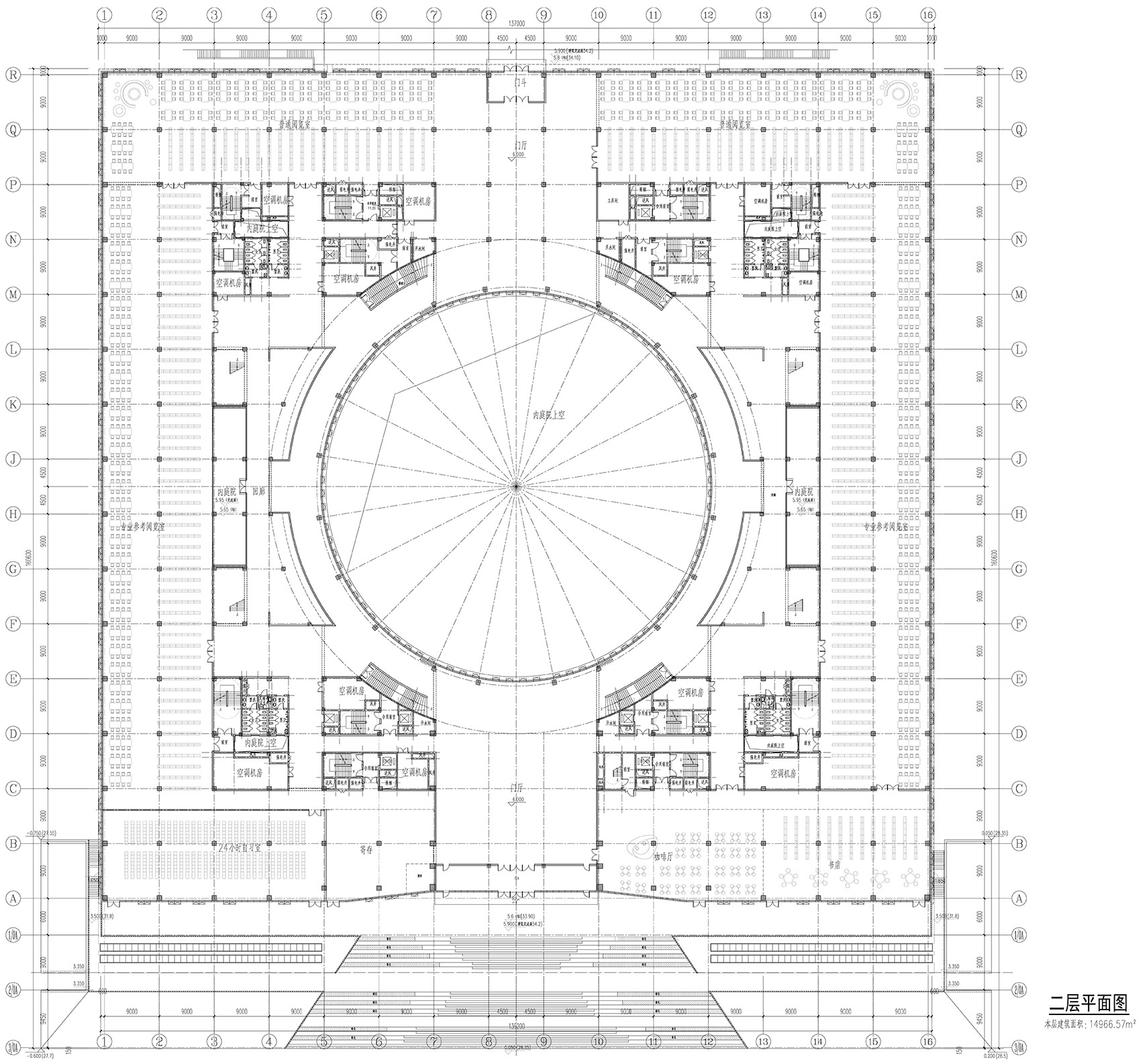 山东第一医科大学济南校区图书馆丨中国济南丨天津大学设计总院·顾志宏工作室-34