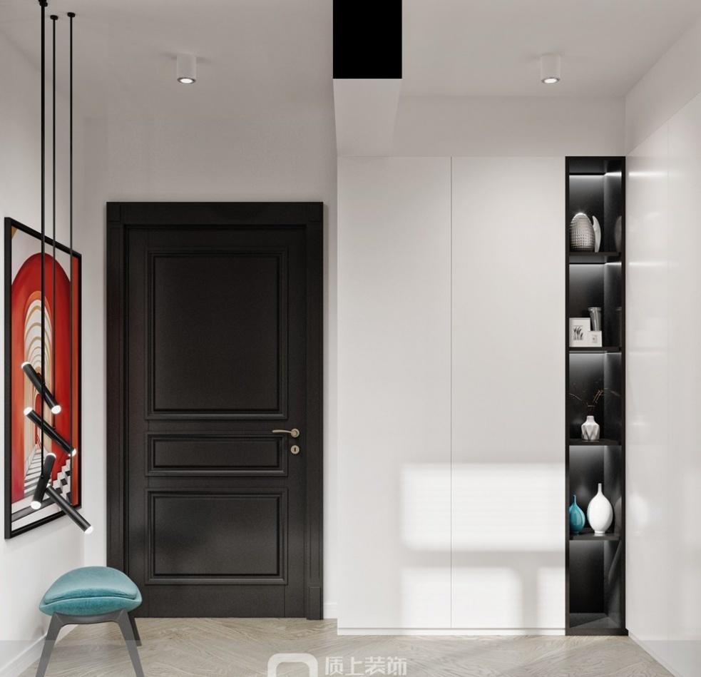 归家温馨,理性空间的艺术重塑-9