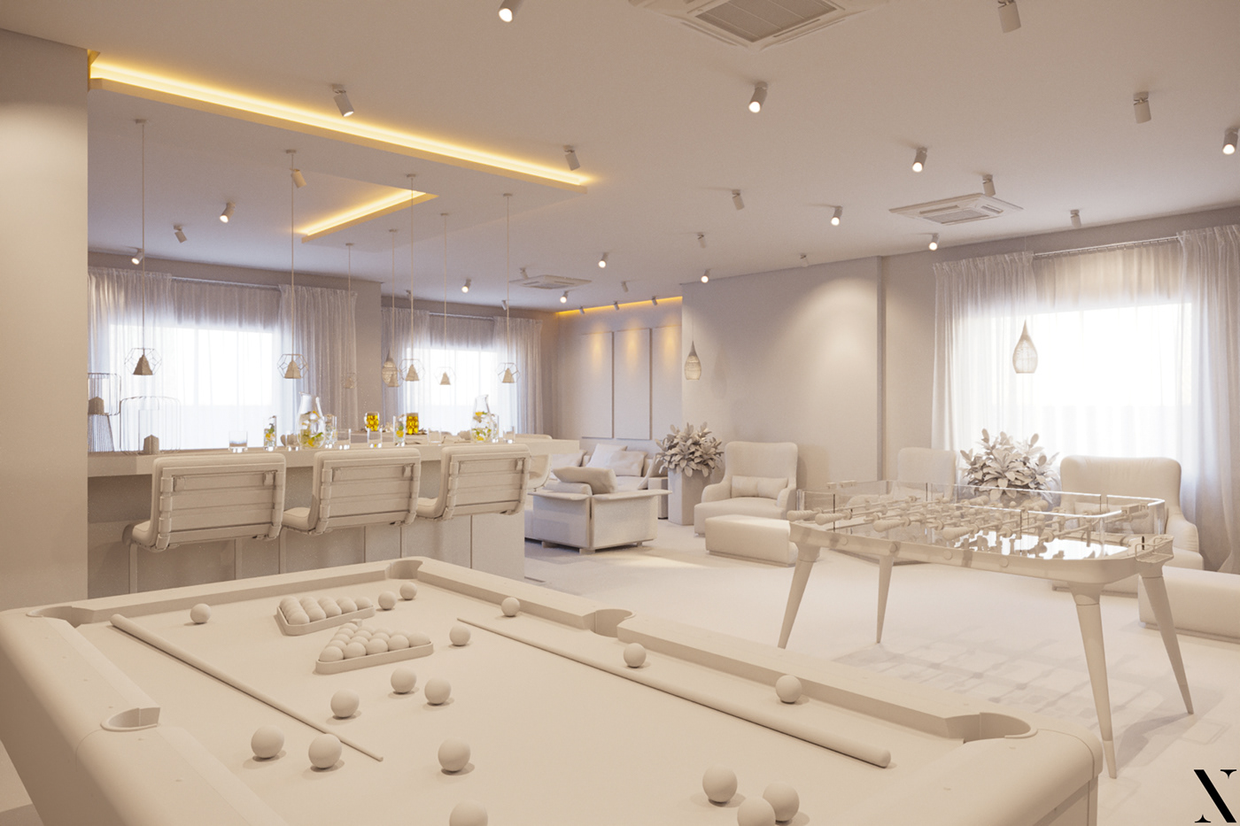 极简游戏室丨俄罗斯设计师-6