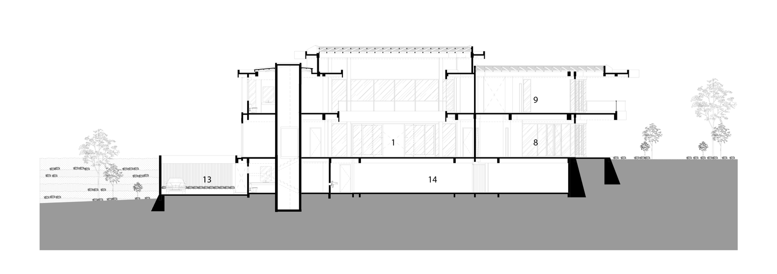 印尼 IV 别墅 | 山间绿意与建筑的完美融合-37
