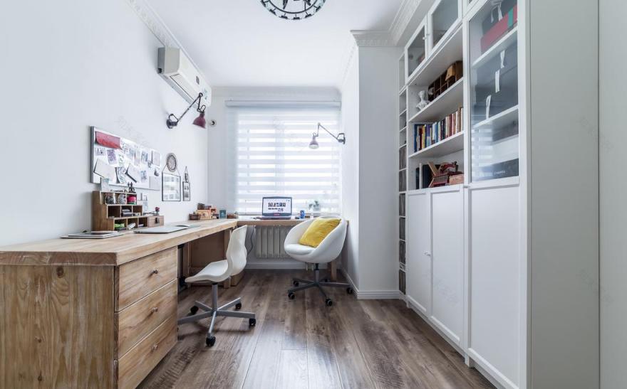 合肥迷屋设计丨公寓丨北京两居室,四白到顶,其他全靠软装!-61