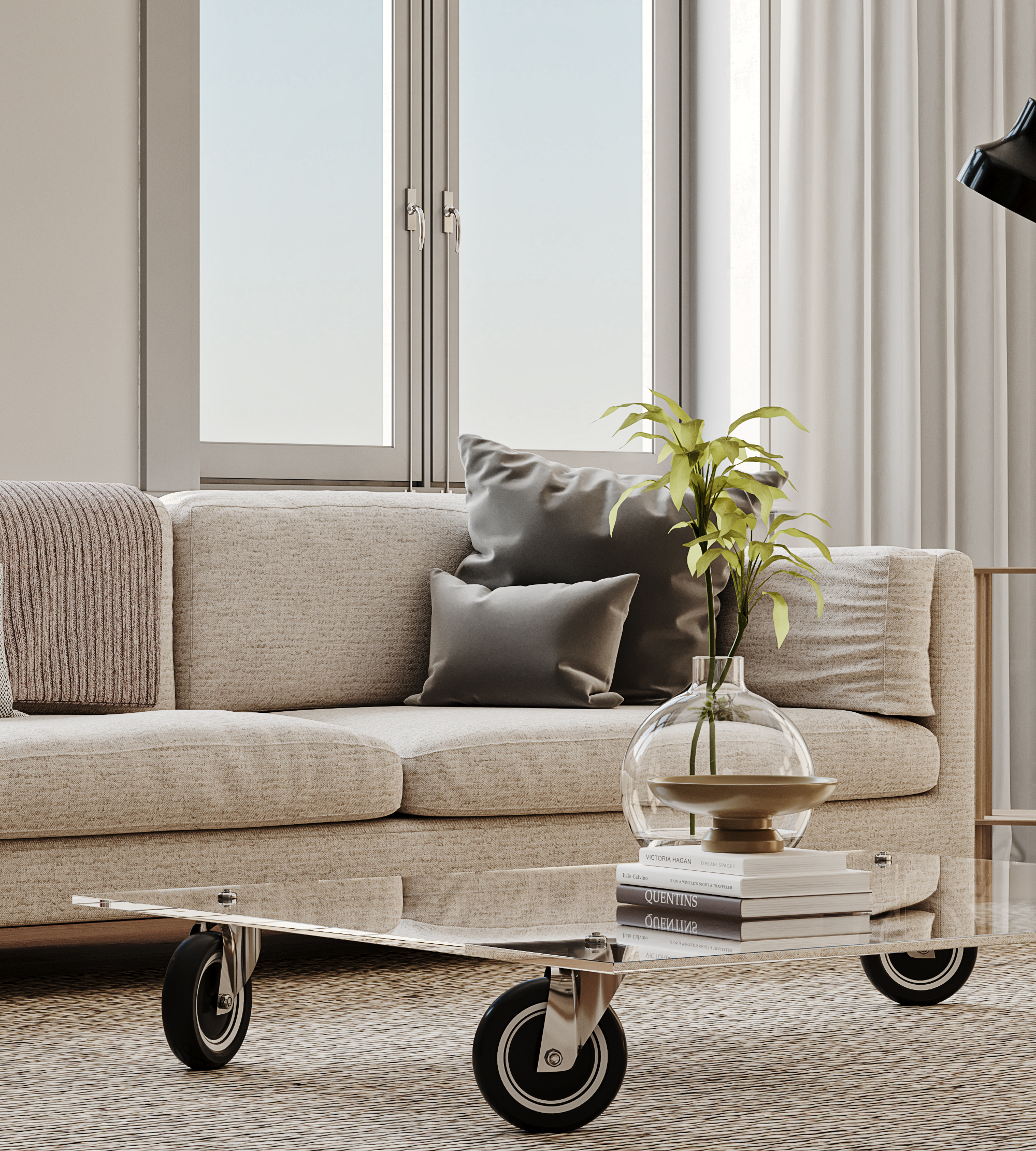 梦幻海岸 | 简约现代的海景公寓设计-4