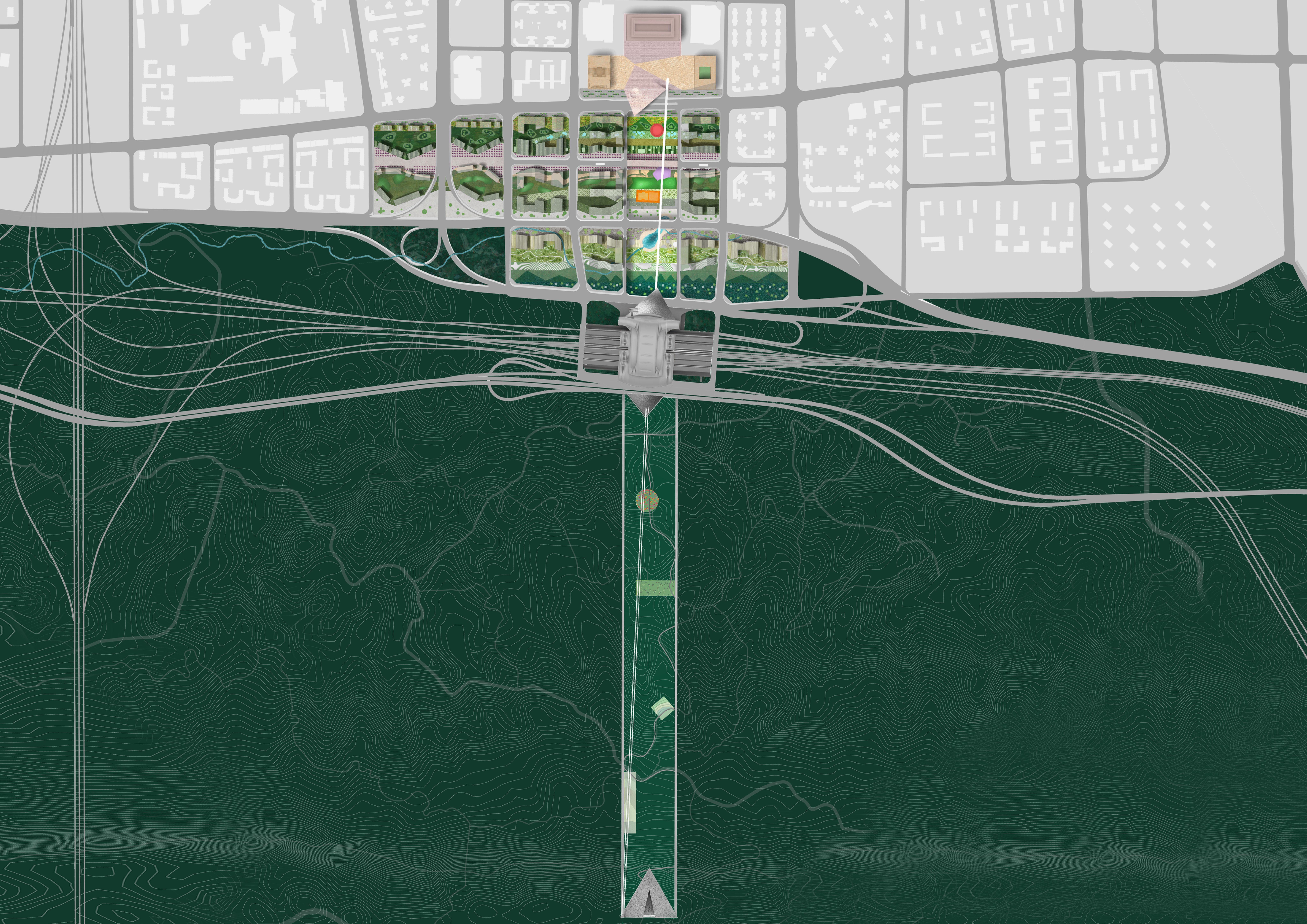 宜宾精华层 · 高铁新城的绿色山水画卷-1