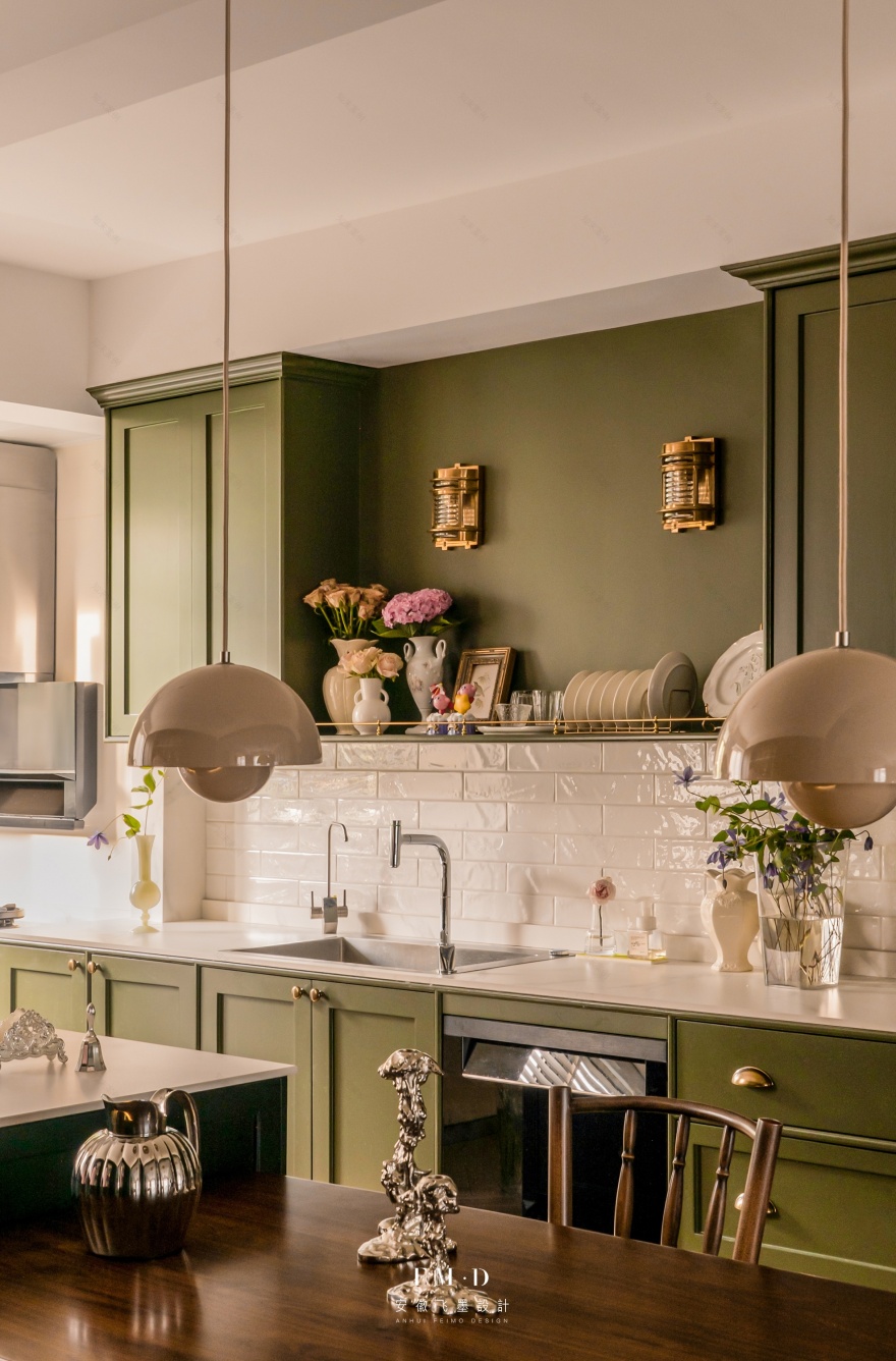 《盛夏》复古北欧风家居设计丨中国合肥丨安徽飞墨设计-48