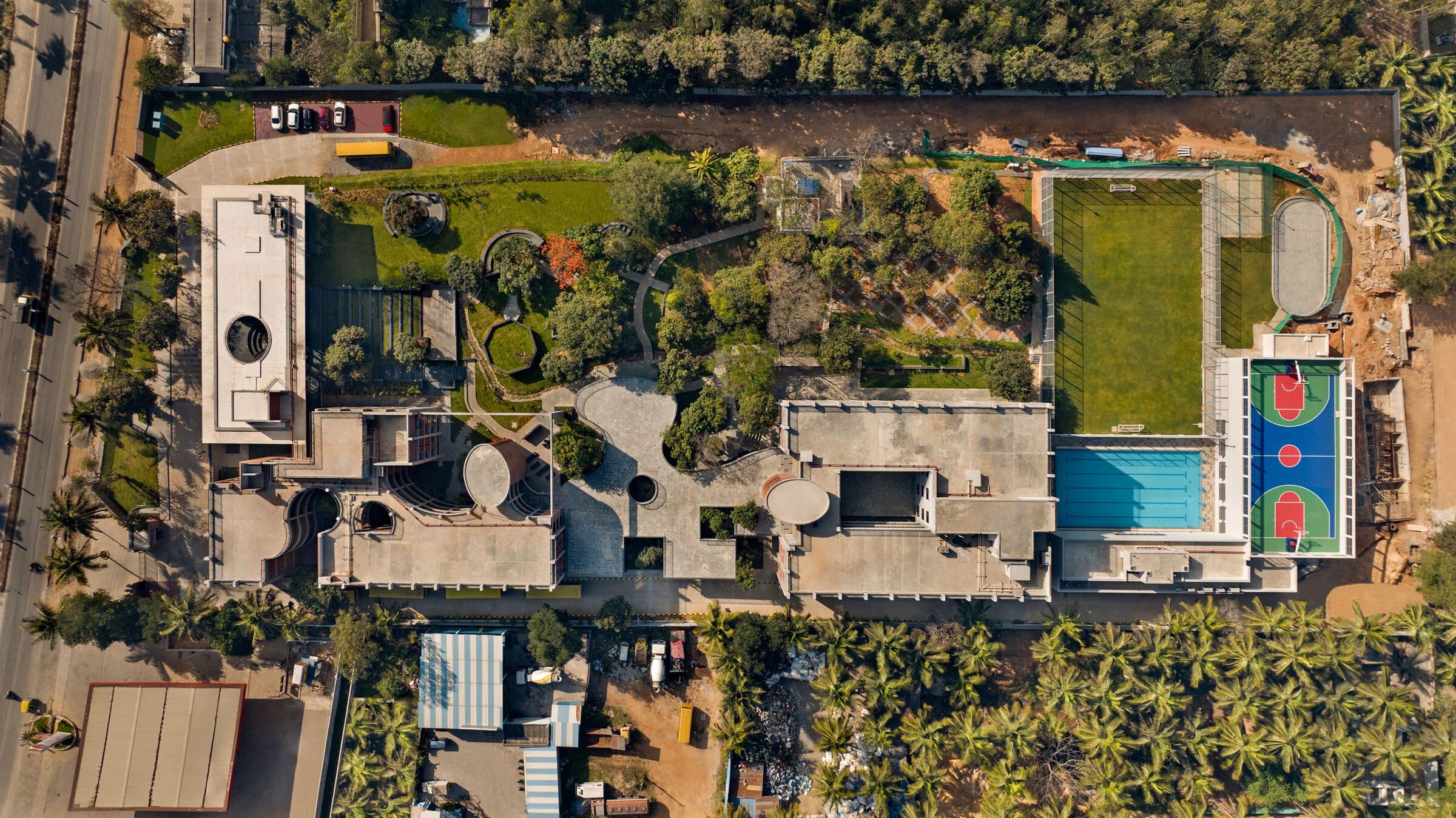 Euro School Bannerghatta 学校丨印度班加罗尔丨Vijay Gupta Architects-52