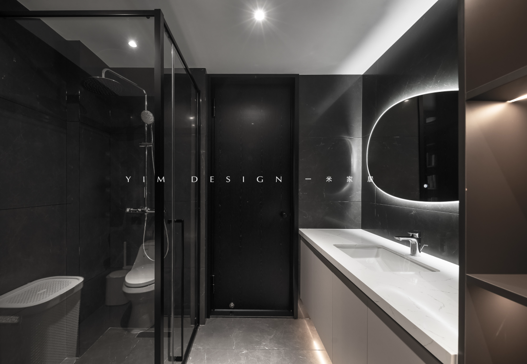 黑白格调,现代平层的独特魅力丨李宝红-47