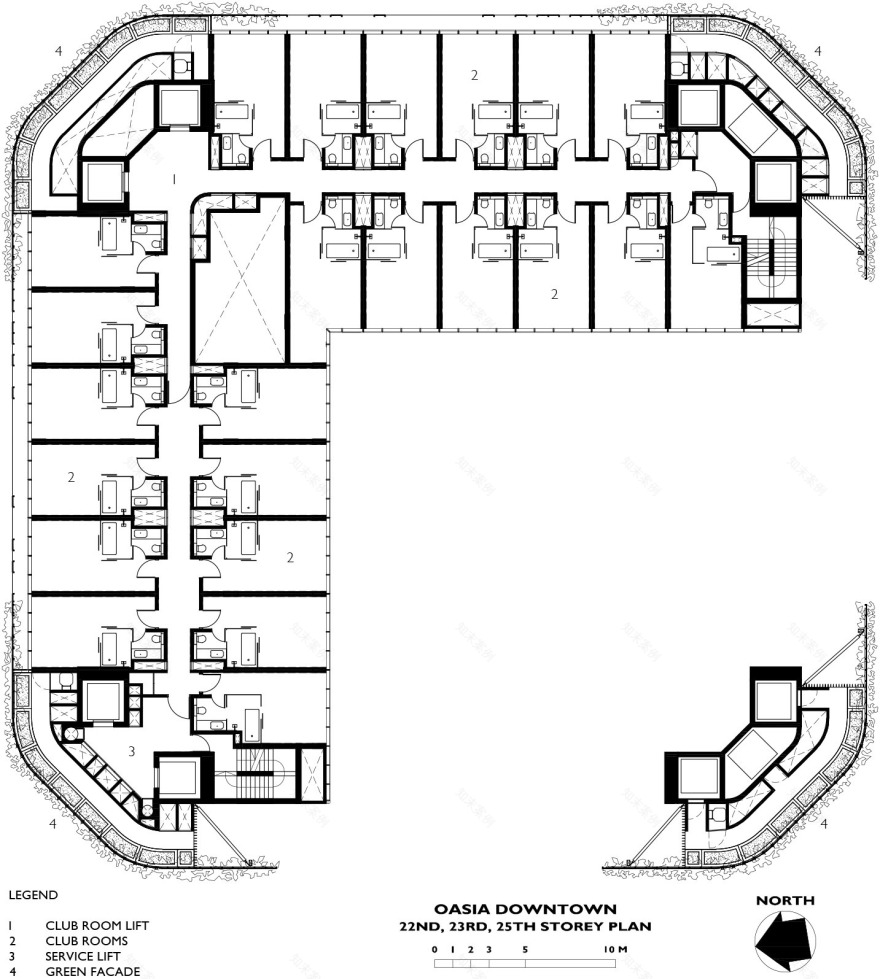 新加坡 Oasia 酒店 | 热带城市土地利用集约化设计的新典范-59