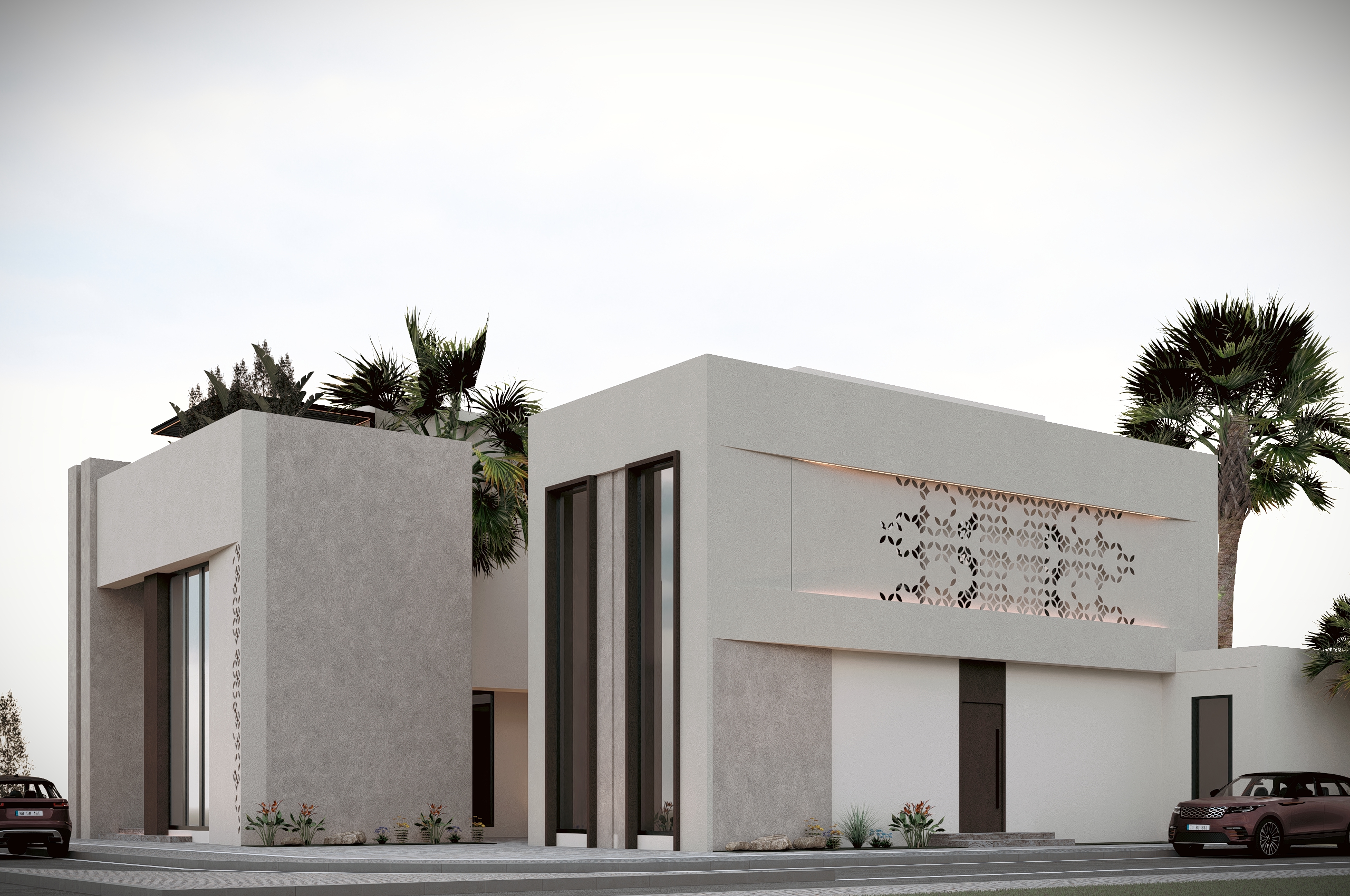 واجهة فيلا على نمط الساحل الشرقي المعاصر-6