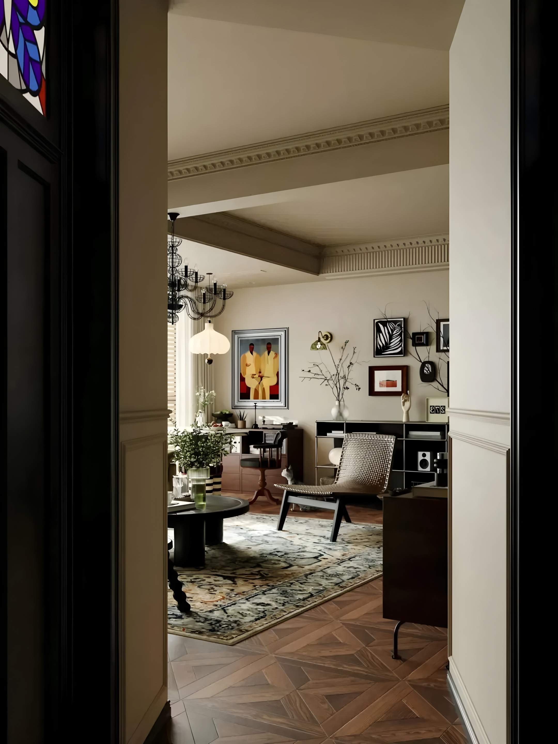 深圳两套法式复古风住宅设计丨中国深圳丨三生一宅-5