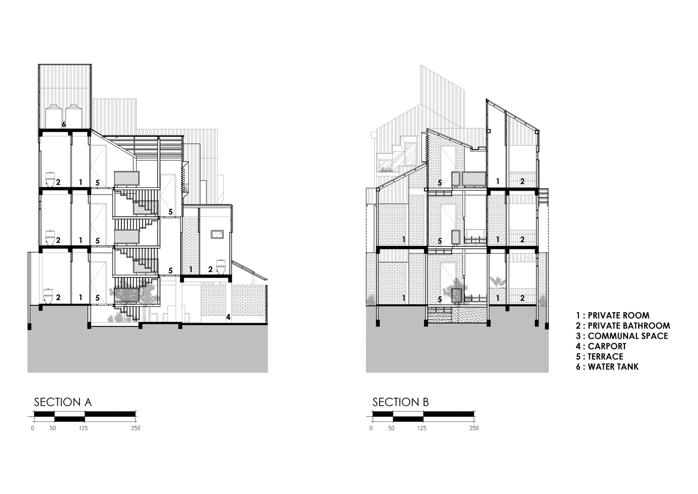 印度尼西亚 Stack By Step Red Zone 宿舍丨Ismail Solehudin Architecture-36