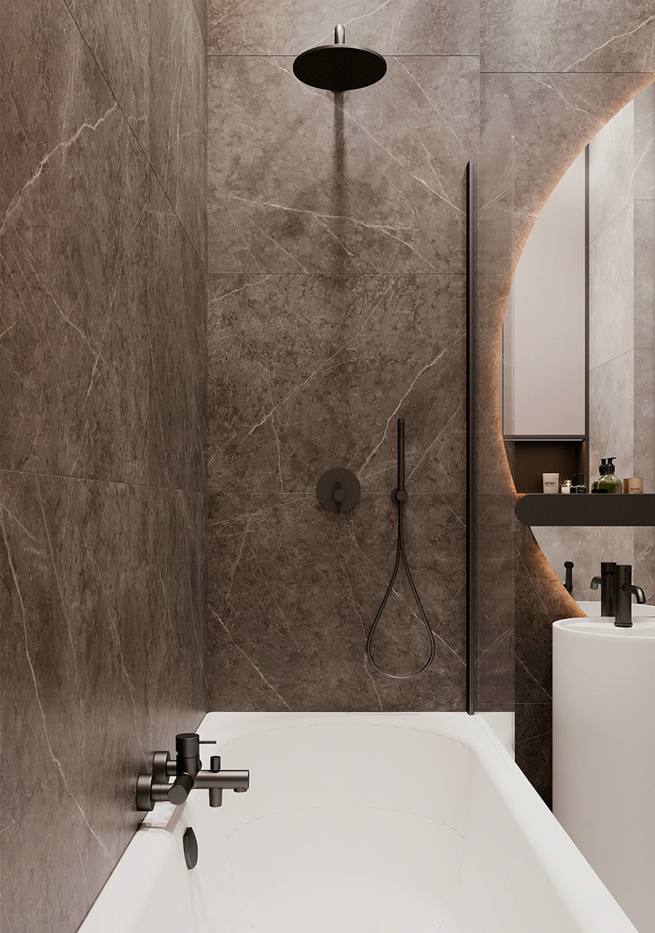 浅色系小公寓空间设计-12