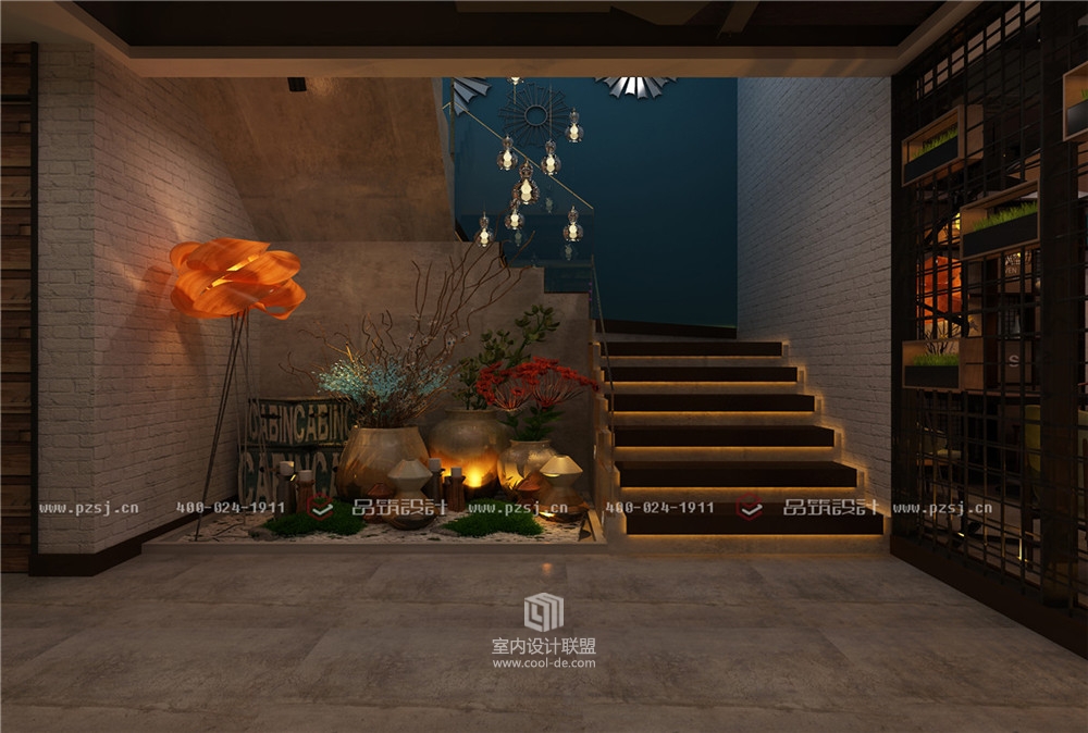 品味时尚空间，尊享超然舒适的新中式风抚顺主题餐厅设计效果图-18