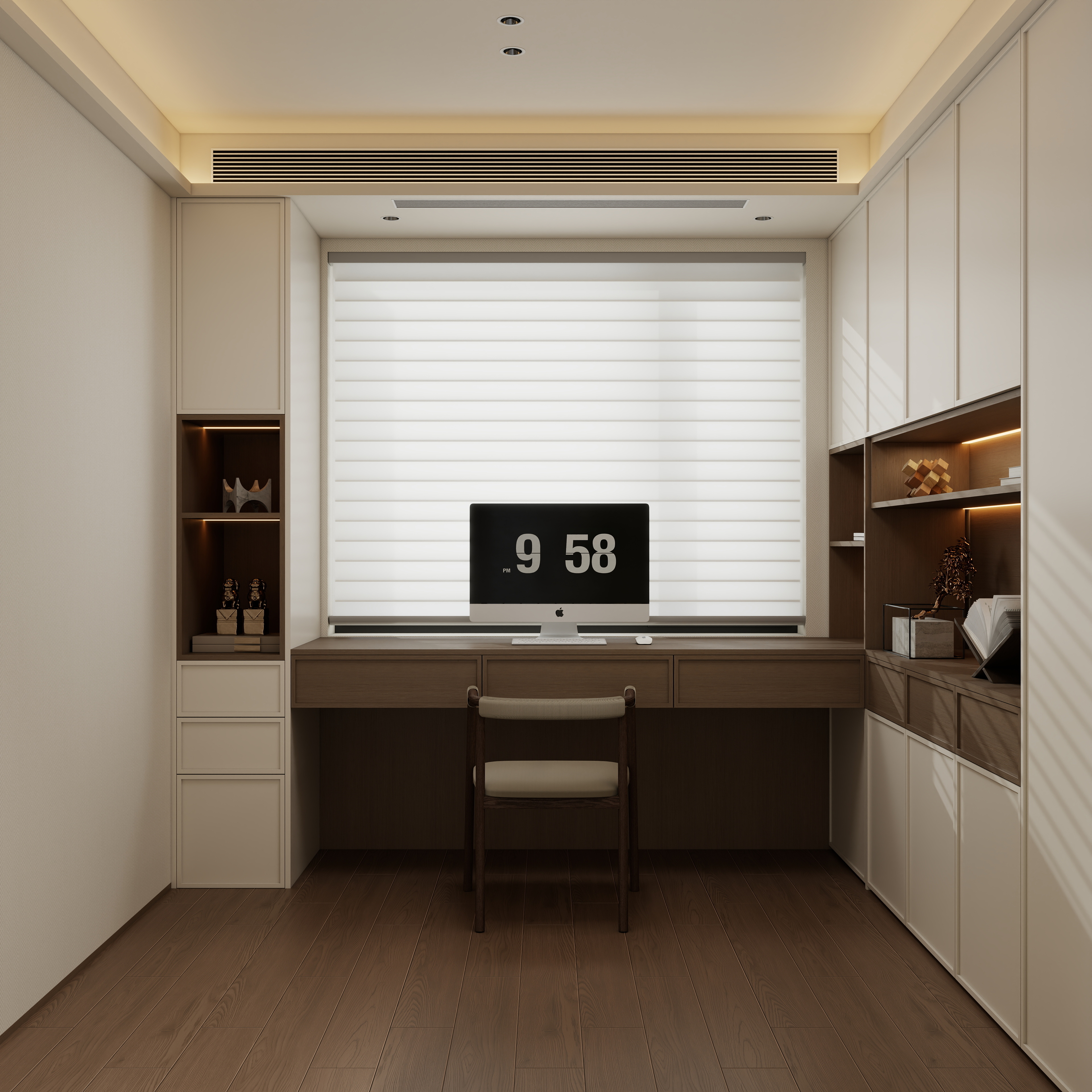 《增城·宋雅》120㎡平层新中式实装案例丨中国广州丨广州市至雅设计装饰工程有限公司-46