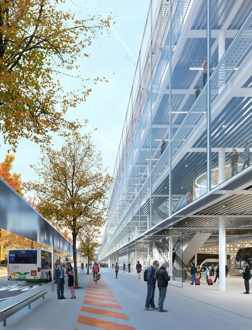 卢布尔雅那主巴士总站及斯洛文尼亚铁路总部大楼丨Bevk Perović arhitekti-8