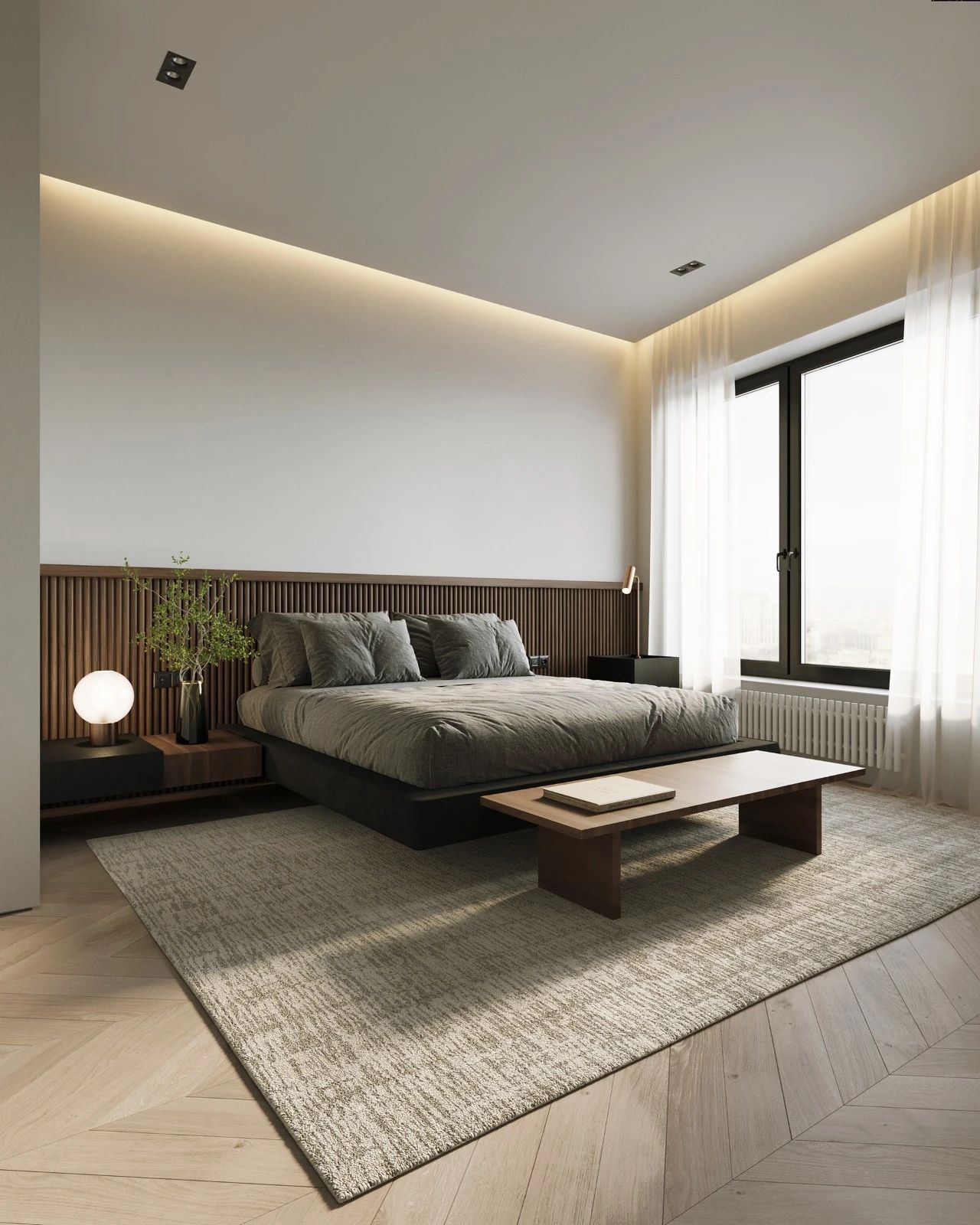 120㎡白色简约空间设计丨Ganzha Ilya-15