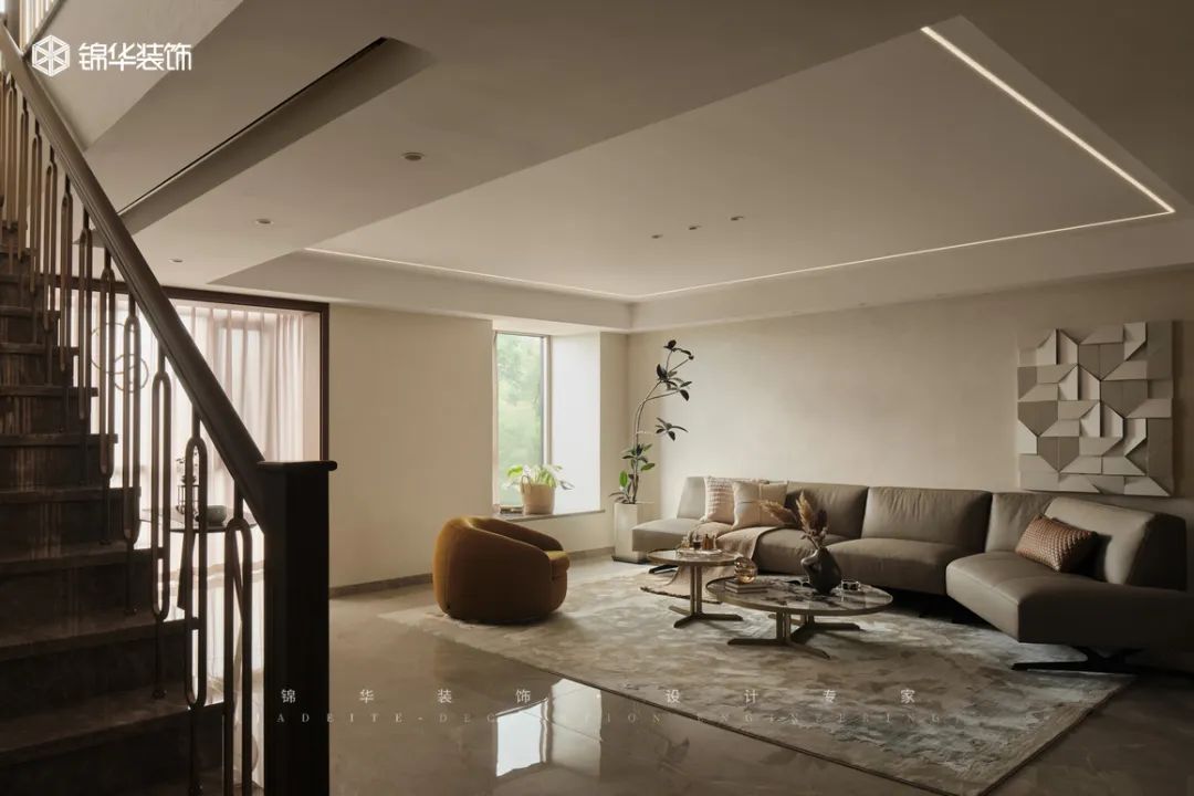 南京香格里拉东苑现代轻奢风格装修丨中国南京丨锦华装饰-28