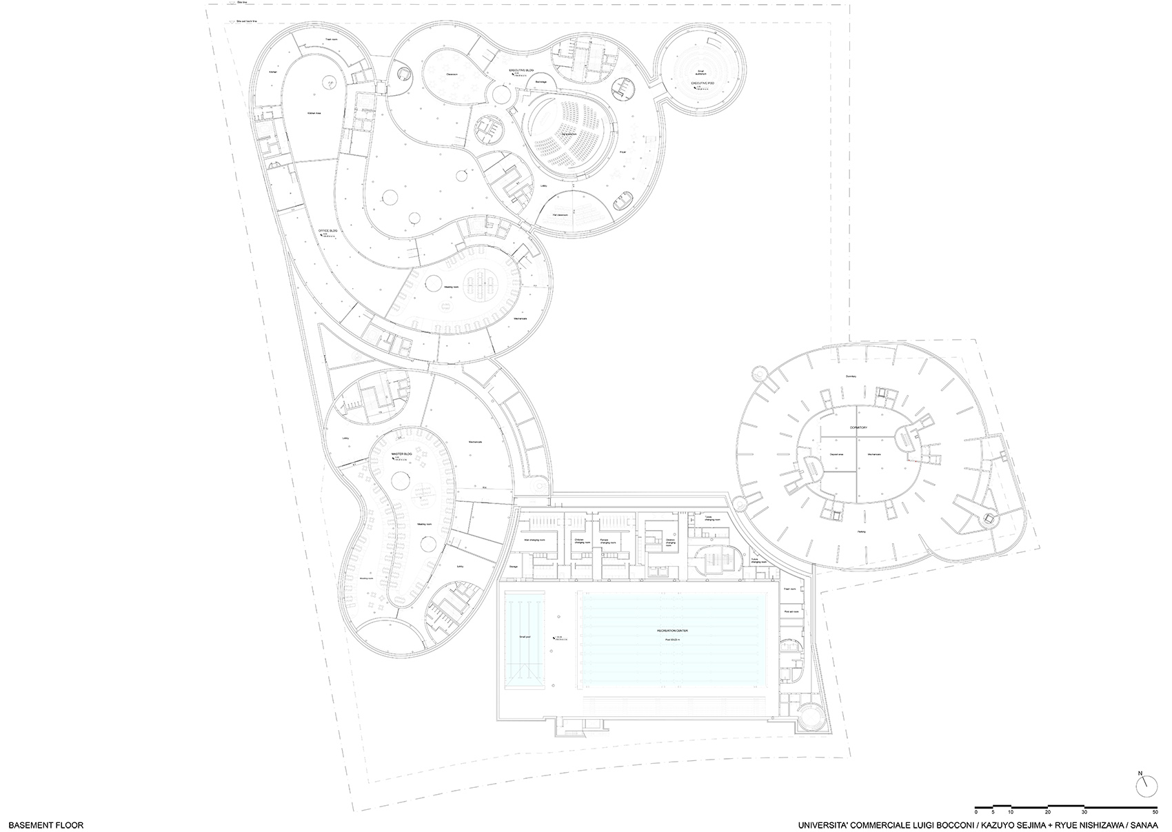 博科尼大学新城市校区丨意大利米兰丨SANAA-45