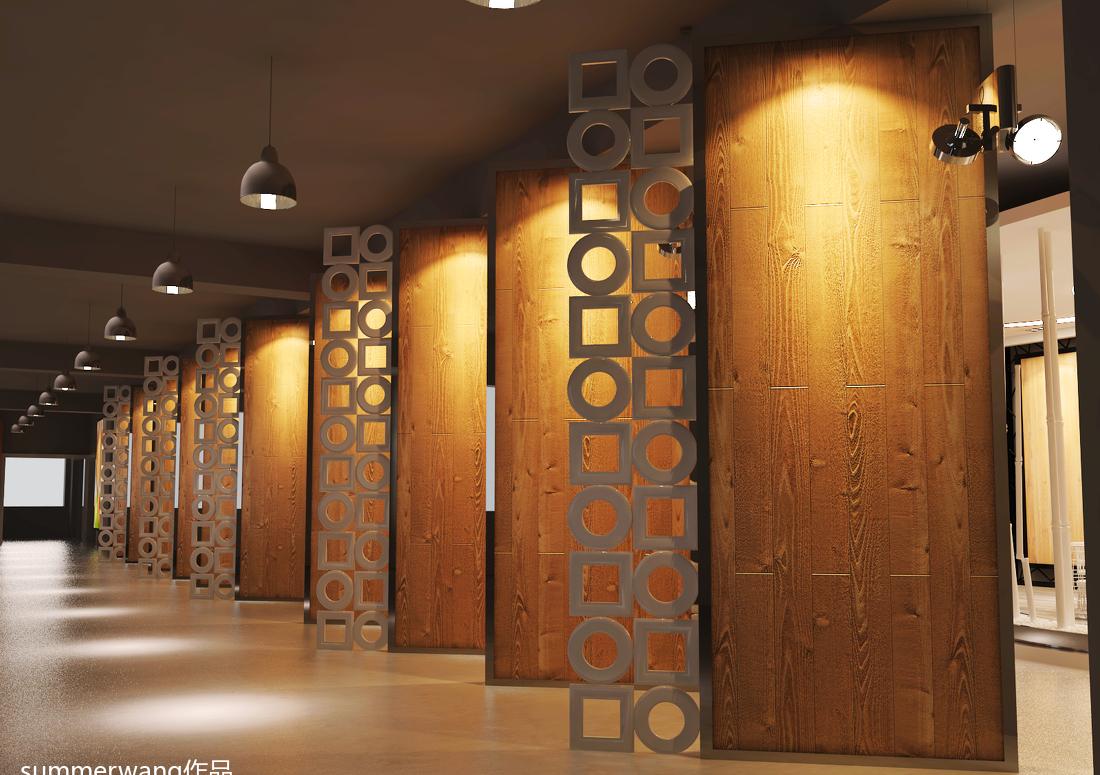 
嘉业地板办公楼展厅项目 -4