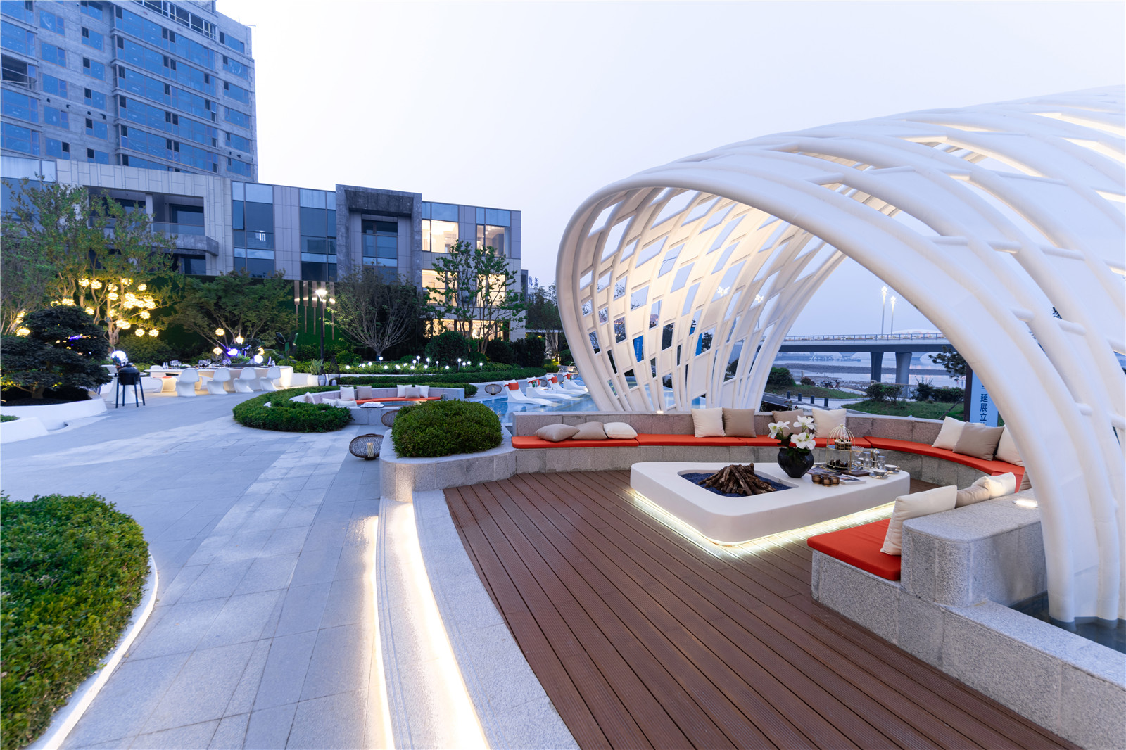 青岛鑫苑•青岛灵山湾龙玺商墅院子景观丨中国青岛丨德纳兰设计-26