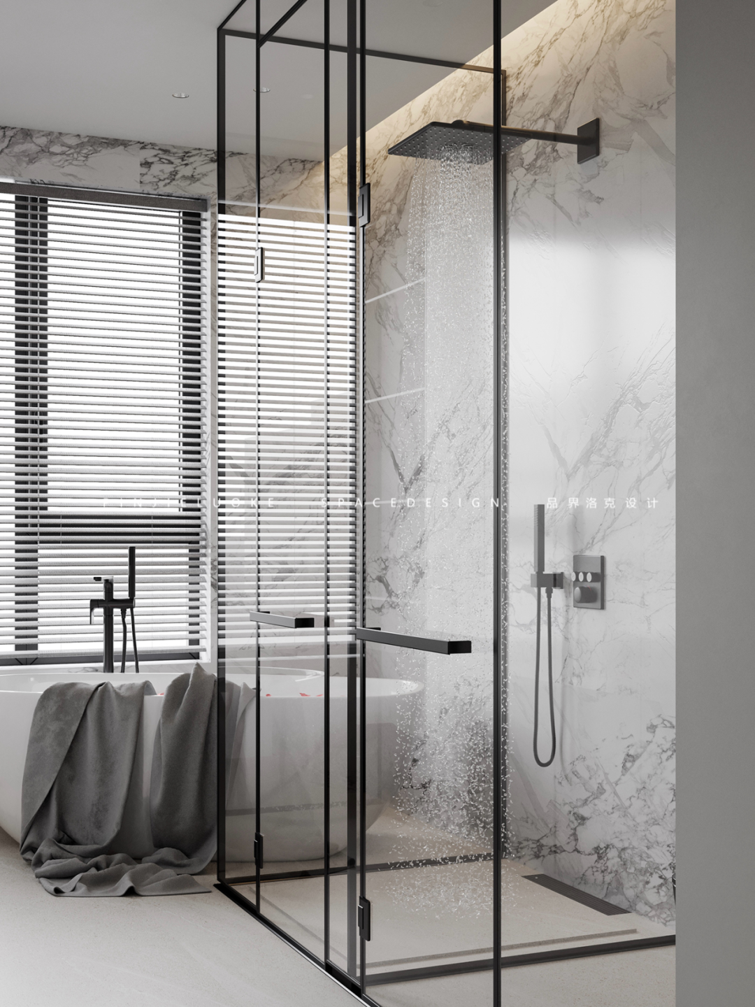 沣水云间 140㎡慵懒氛围住宅设计丨品界洛克-17