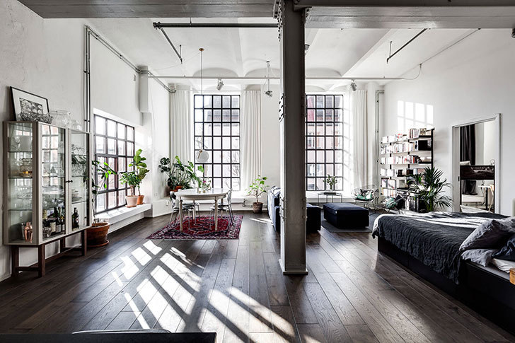 斯德哥尔摩旧工厂翻新工业风 LOFT-17
