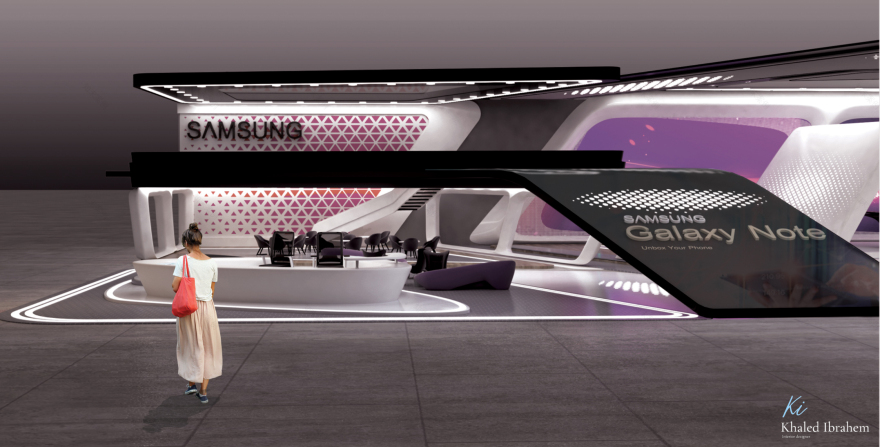 三星展览展台设计丨KHALED IBRAHEIM-22