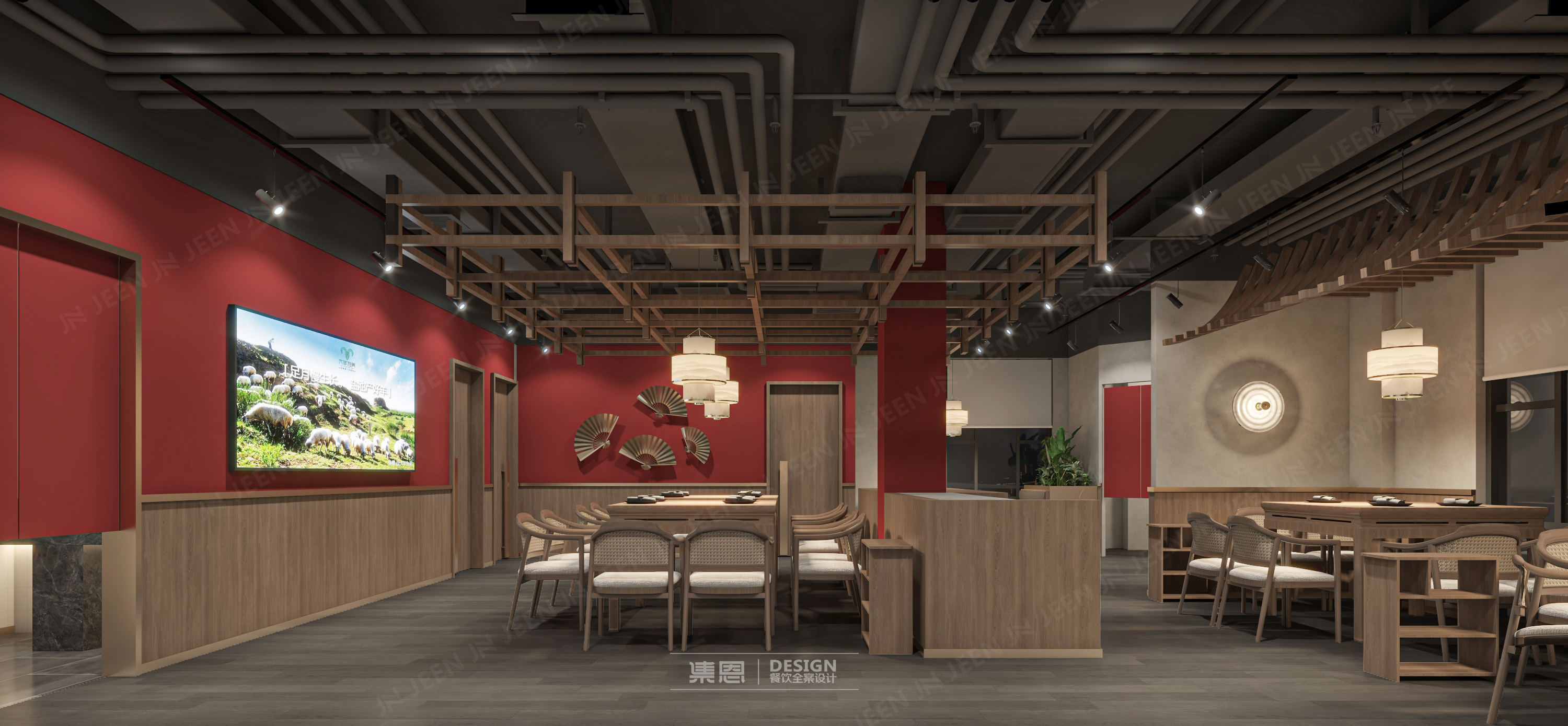 羊福纪·铜锅涮肉丨中国郑州丨集恩餐饮全案设计-15