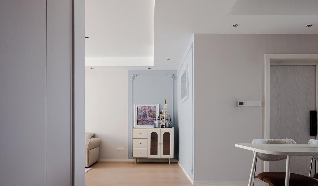 法式北欧混搭婚房设计丨7KK 设计-32