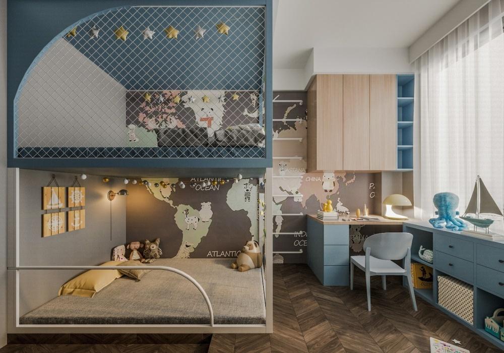 BLACK·后现代轻奢家居,灰色调与橙色系的惊艳碰撞-20