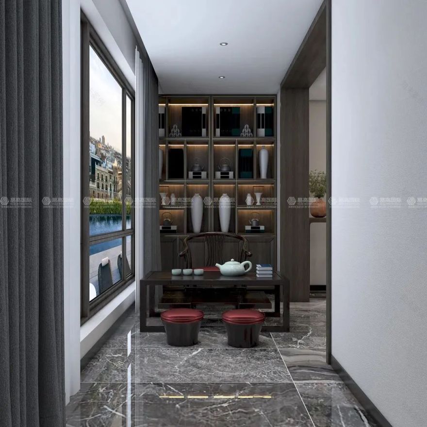 西安清凉山居新中式设计,诗意的东方美学空间-16