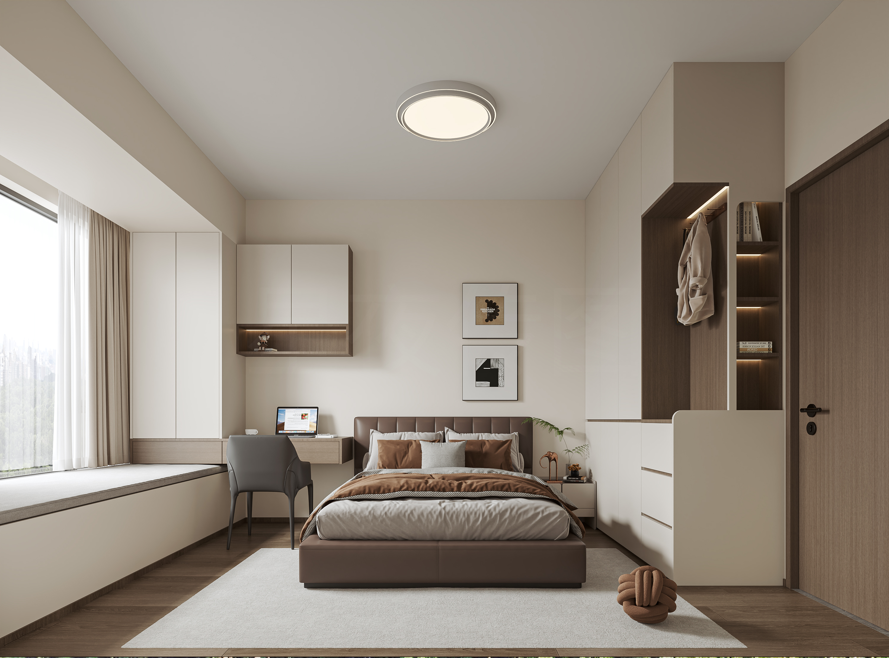 现代卧室及家装软装搭配合集-6