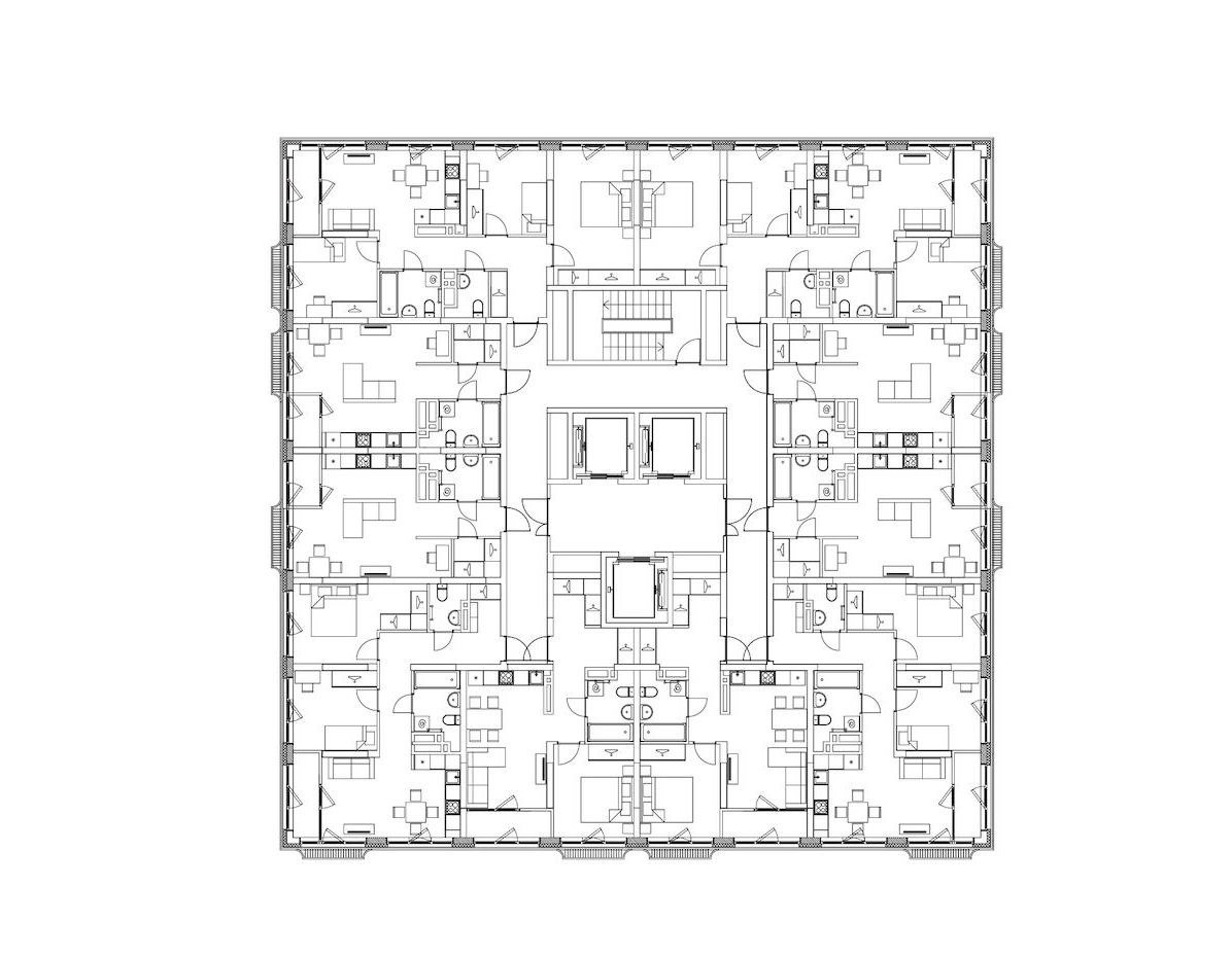 新西伯利亚“欧洲海岸”小区塔楼丨俄罗斯弗拉基米尔丨DROM-36