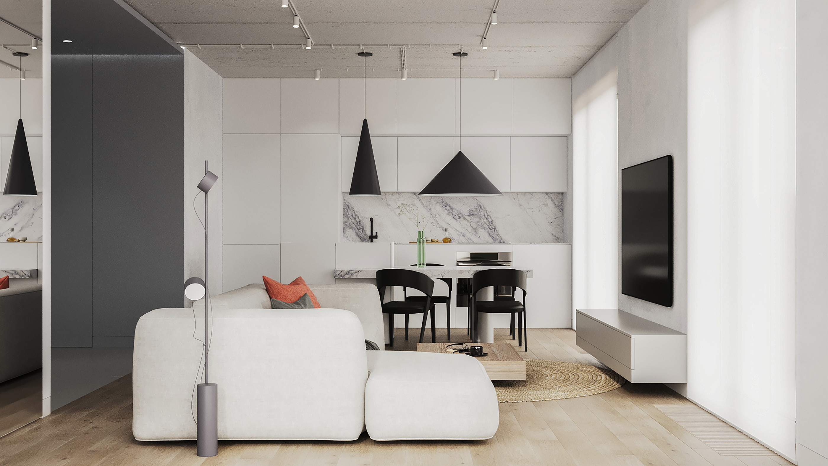 高级色系公寓设计 永不过时的配色-0