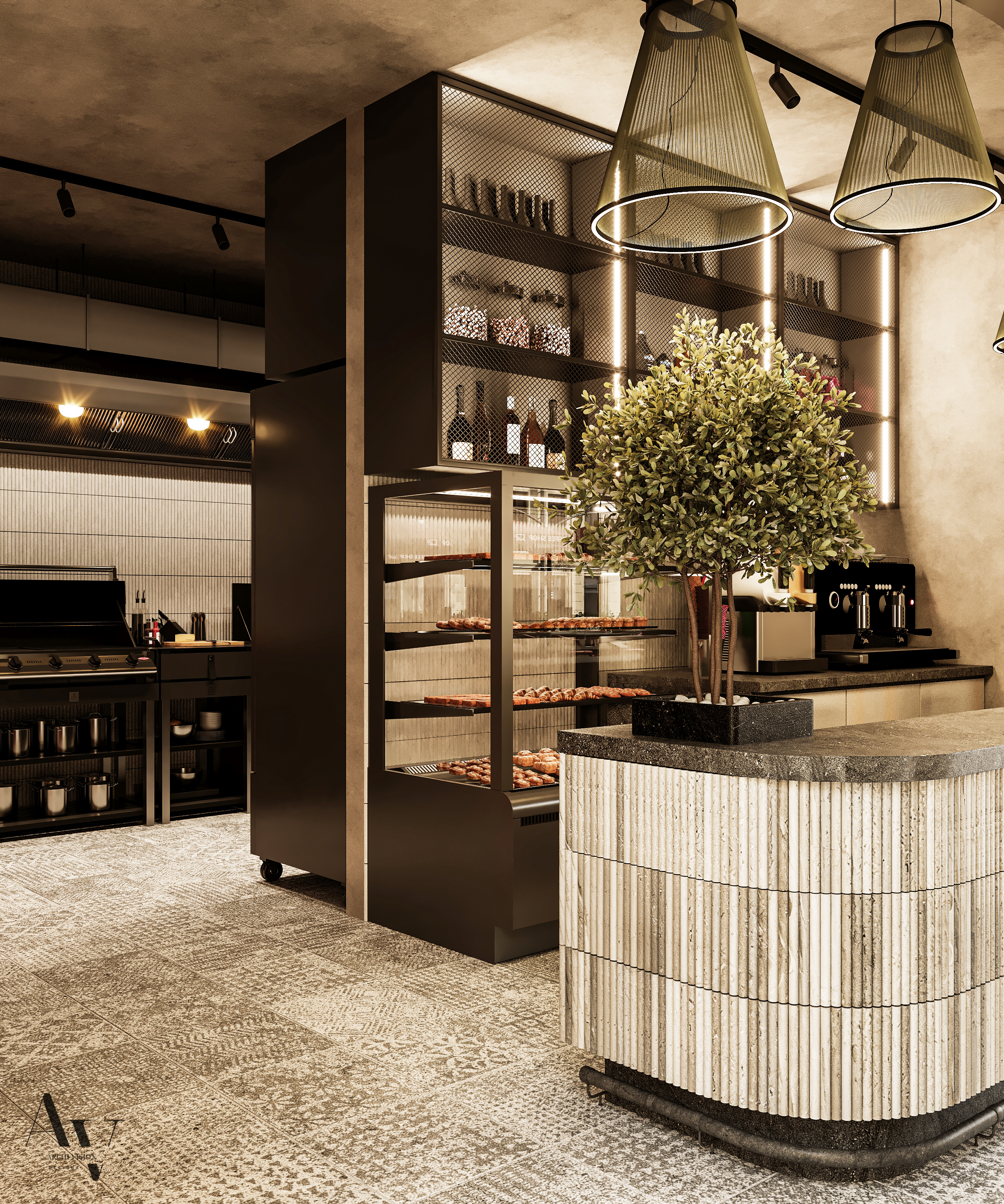 Italian Resurant design（意大利餐厅设计）丨埃及开罗丨archivision staudio（Dina Farouk参与）-21