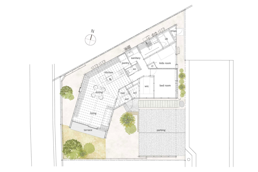 駅家の平屋丨日本广岛丨伊瀬和裕-36