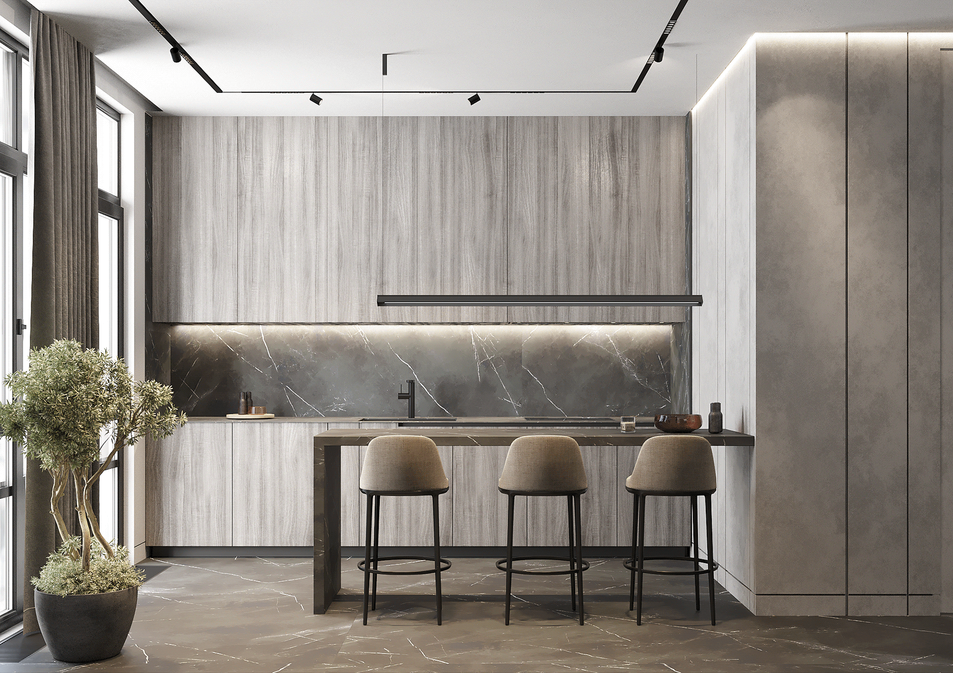 高级灰 水泥色的极致运用！                     -2