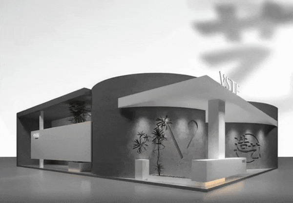 CHIHO · 广州展204㎡灰调展台设计案例丨中国广州-6