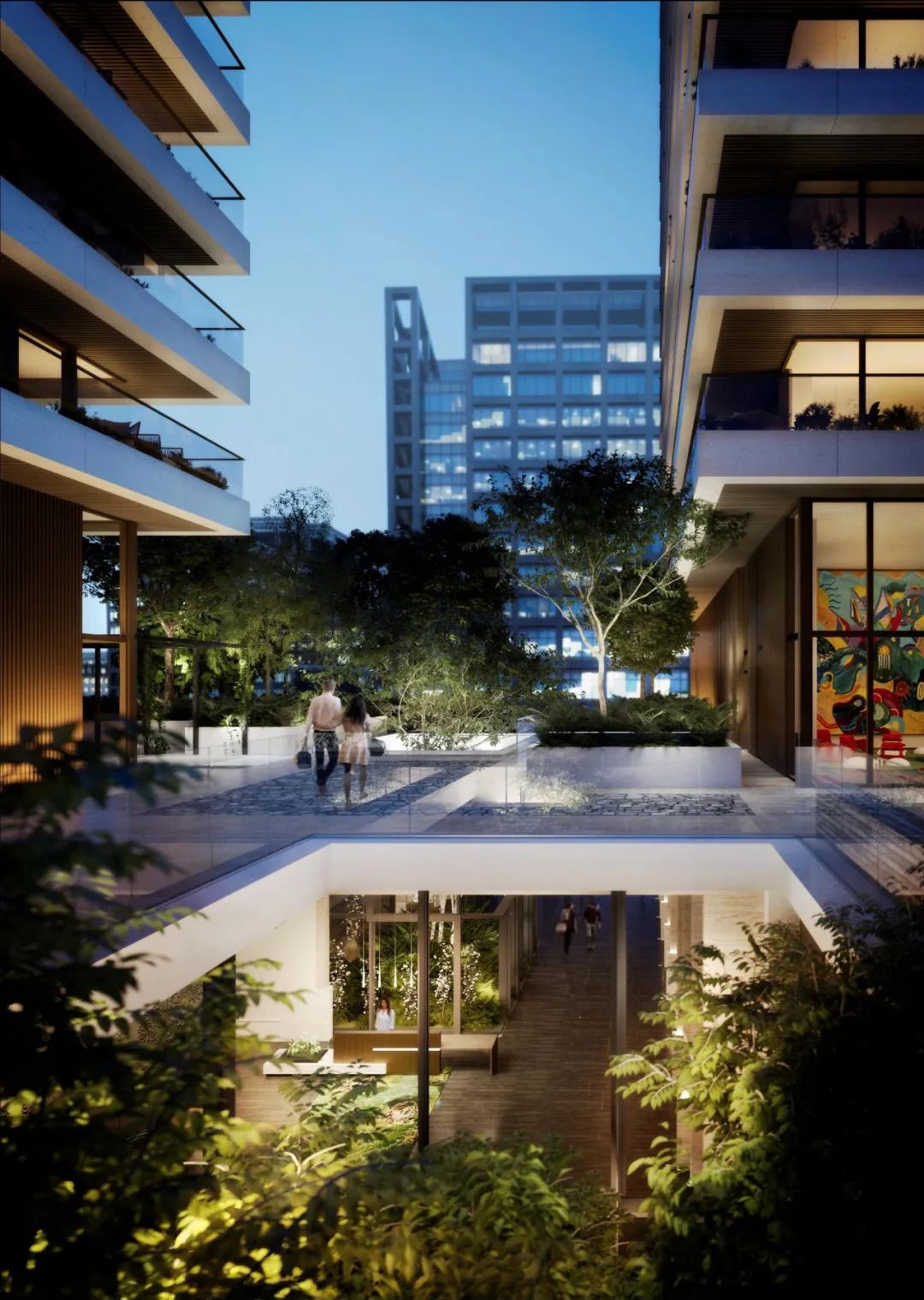 伦敦顶级花园豪宅 Wardian | 几何大胆线条与翠绿自然的完美融合-17