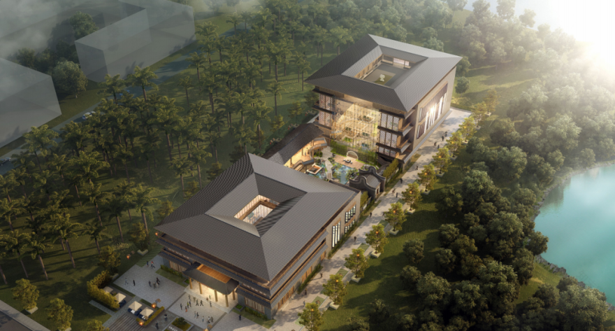 【亚泰项目】斗门非遗传承基地综合体:岭南中式风格非遗餐饮文化综合体~-3