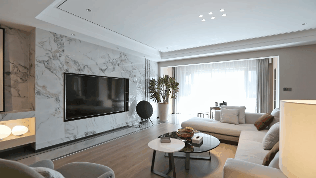 现代简约世博首岸别墅丨紫苹果国际设计-33